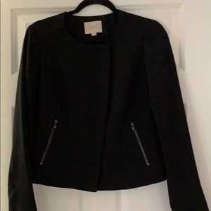 Loft black moto style soft jacket